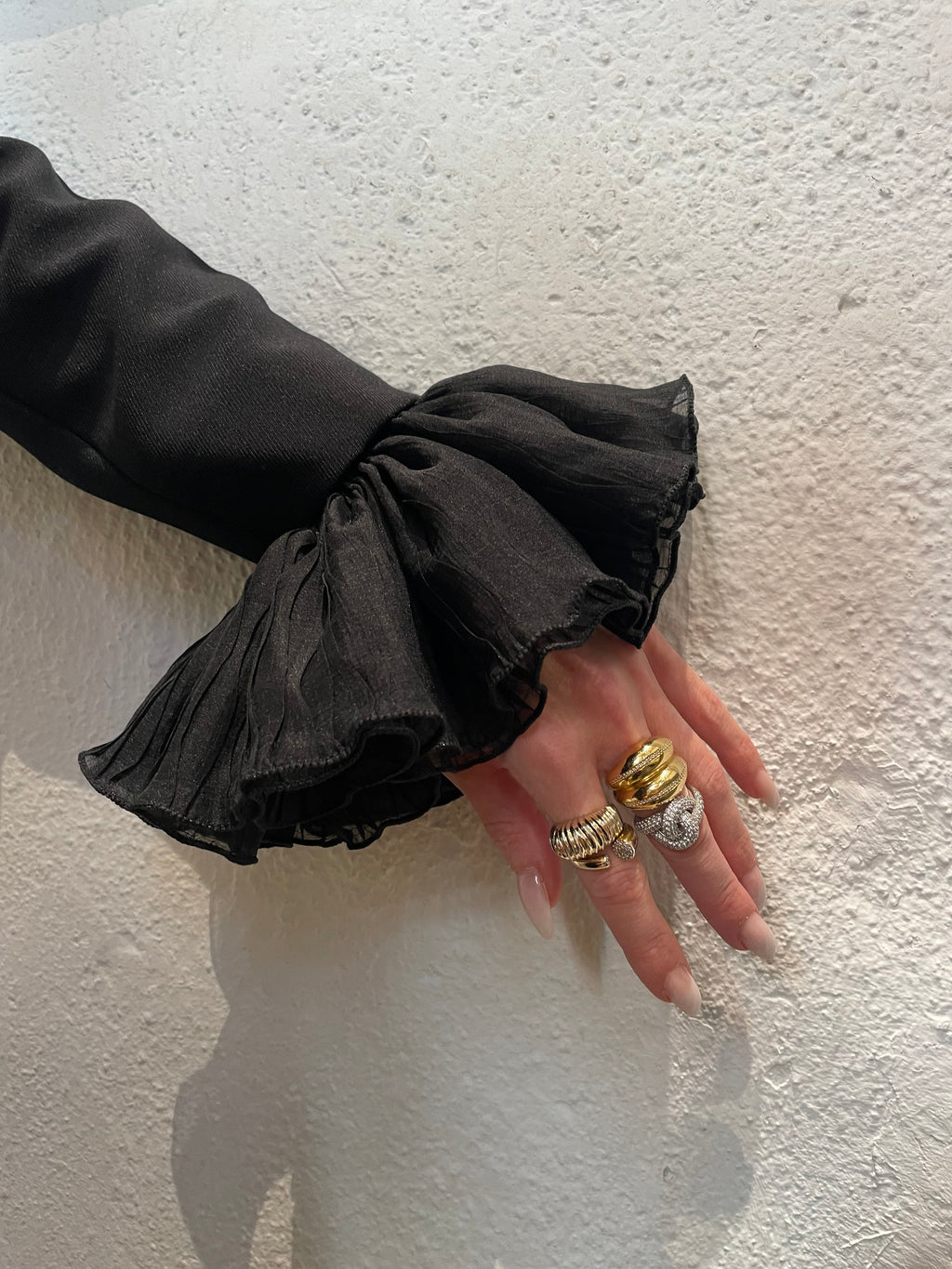 Flower scrunchie